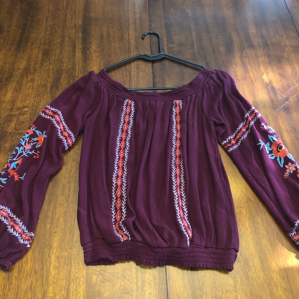 Off the shoulder top